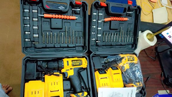 24v Dunlandi Cordless Drill set 2 lithium bettery with Tools - Image 3